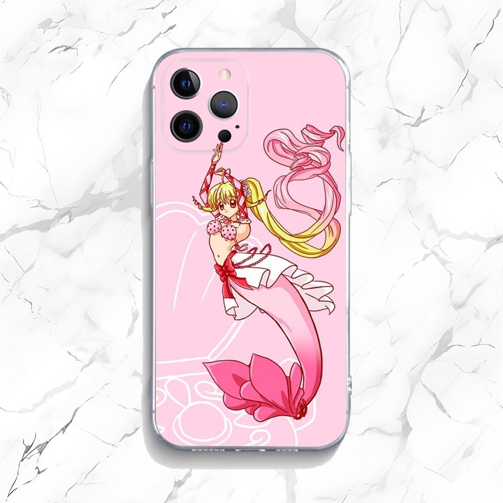

Mermaid Melody Pichi Pitch Phone Case For iPhone 16,15,14,13,12,11 Plus,Pro,Max,XR,XS,X,7,8 Plus,SE,Mini Transparent Silicone iPhone12