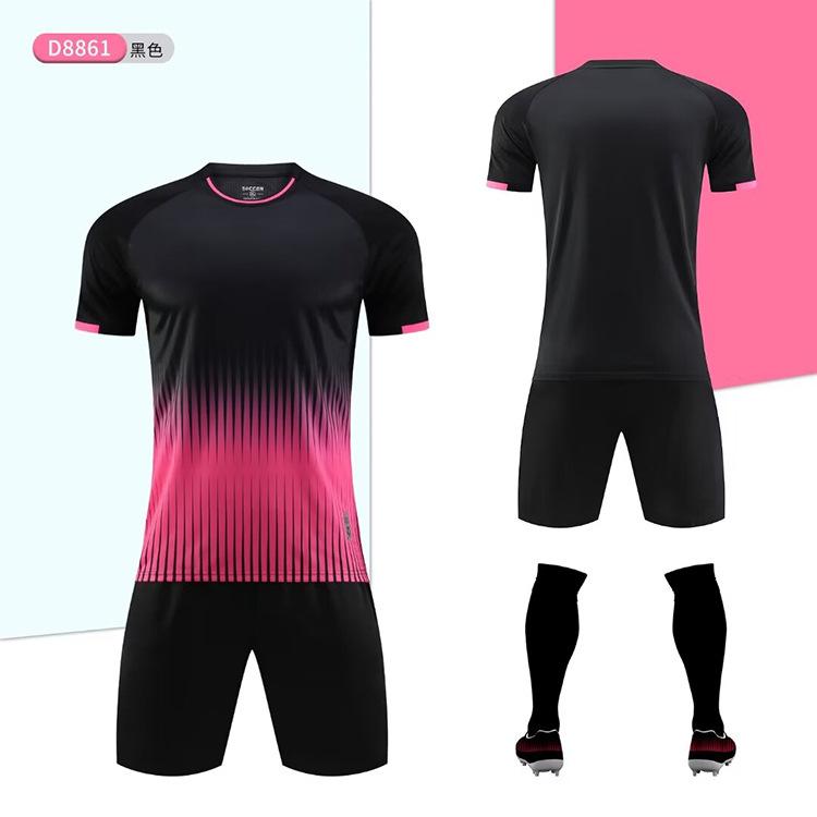 Football Suit Competition Children Adult Kindergarten Group Printing Sportswear Men'S Training Suit Summer Short Sleeves