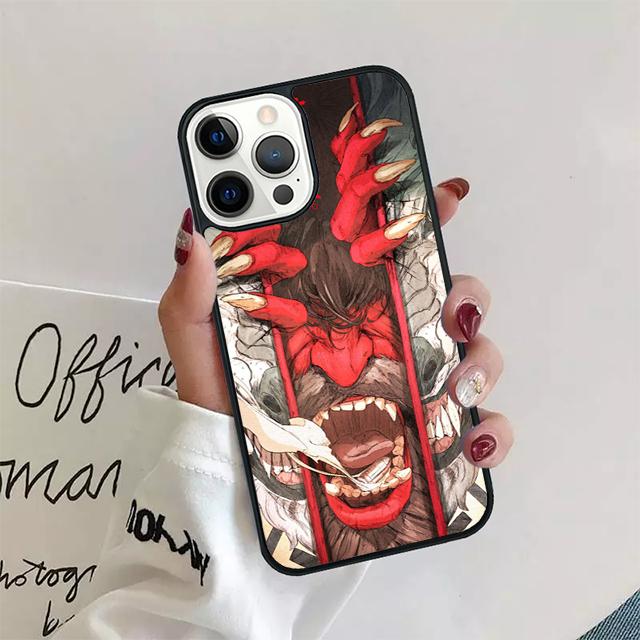 Samurai Demon Phone Case Back Cover for iPhone 17 Air 16 15 14 13 11 12 Pro Max Plus Shell Coque