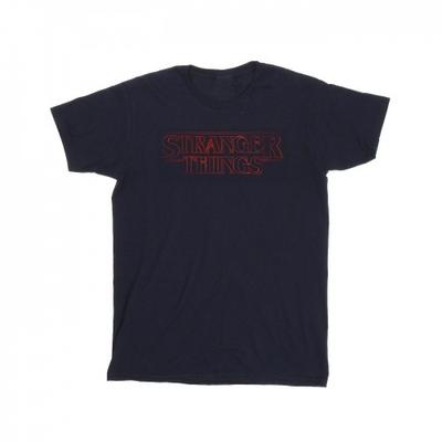 Netflix Mens Stranger Things Glow Logo T-Shirt