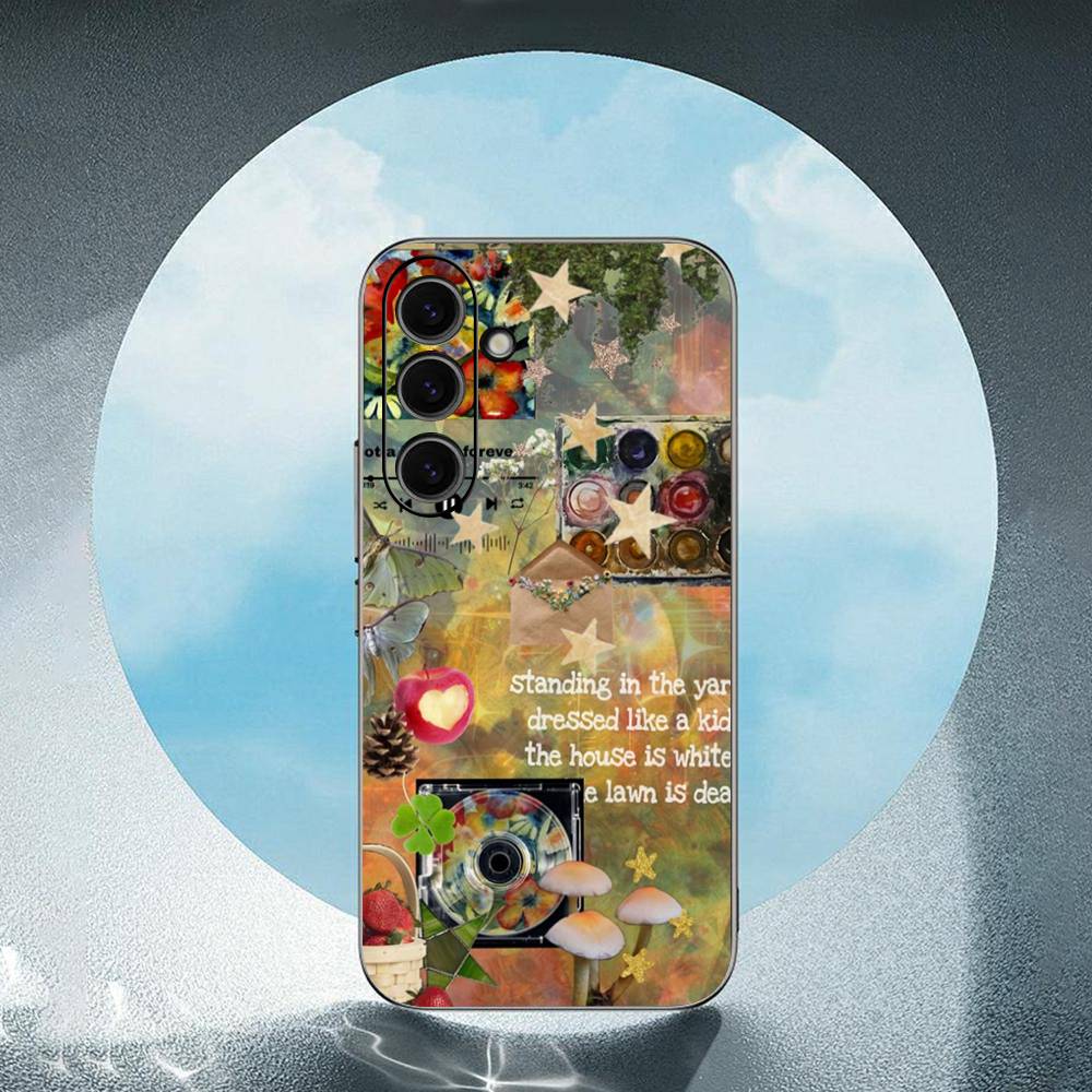 Musikerin A-Adrianne Lenker Für Samsung Galaxy S25 S24 S23 Ultra S22 S21 Plus S20 Schwarze Weiche Silikon Schutzhülle