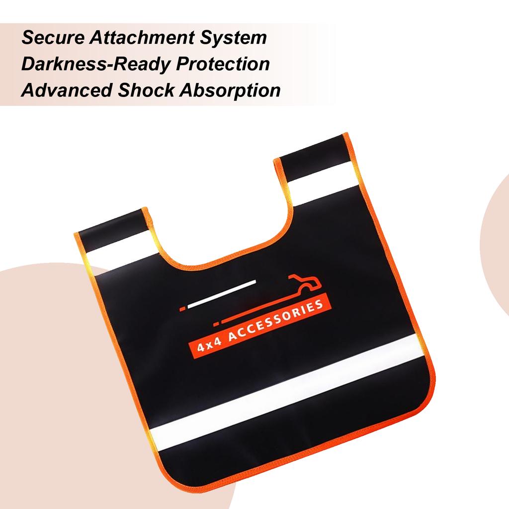 Truck Flag Reflective Safety Tow Flag Anti-Rebound Sign Waterproof Rescue Equipment For Towing Rope Trailer RV Car Outdoor