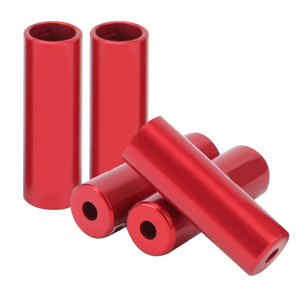 DUUTI 5pcs 4mm   Cable End   Aluminum Alloy Brake Shifter Cable Tips Crimps Ferrules