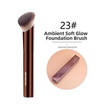 Hourglass Concealer Pinsel Synthetisches Haar Winkel Concealer Pinsel Augen Concealer Verblendpinsel Brauner Metallgriff May, 1 Stück, 10 Hourglass-23--1PCS