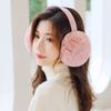 Foldable earmuffs to keep warm in winter, men's and women's ear muffs, ear bags, cute students imitation rabbit fur thickened plush