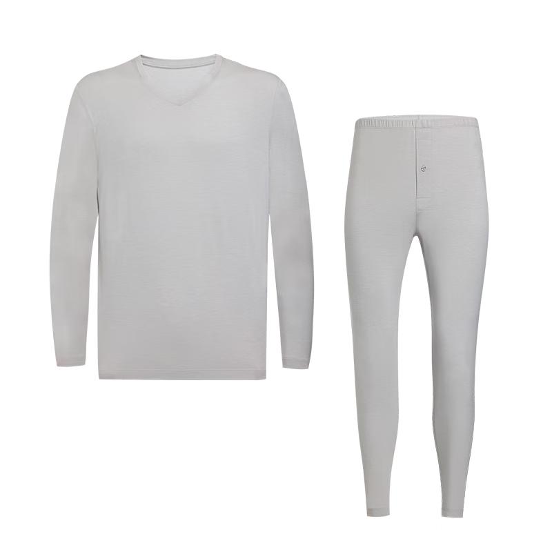 

AIMER MEN Men s Modal Blend Thin Thermal Underwear Set NS74K461 L 170