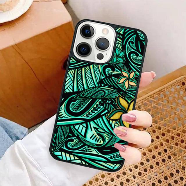 Maori Polynesian Samoan Tribal Phone Case for iPhone 17 Air 16 16e 15 Plus for Apple 13 11 12 14 Pro Max Cover Coque