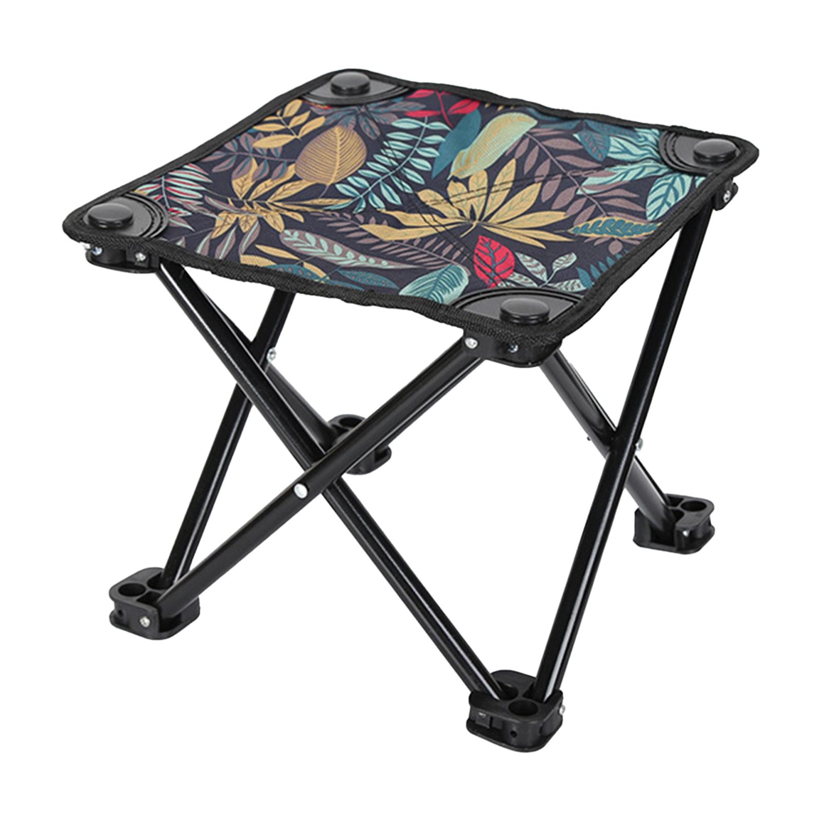 

Folding Stool Mini Camping Chair Beach Chair with Convenient Carry Storage Bag Suitable for Adults and Children