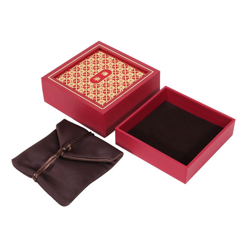Heritage Series Gold Tassel Jewelry Box for Bracelets, Necklaces, and Jade Pendants