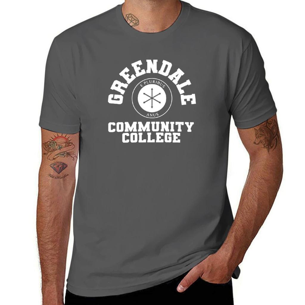 Greendale community collage T-Shirt übergroß neue Ausgabe lustige T-Shirts für Männer