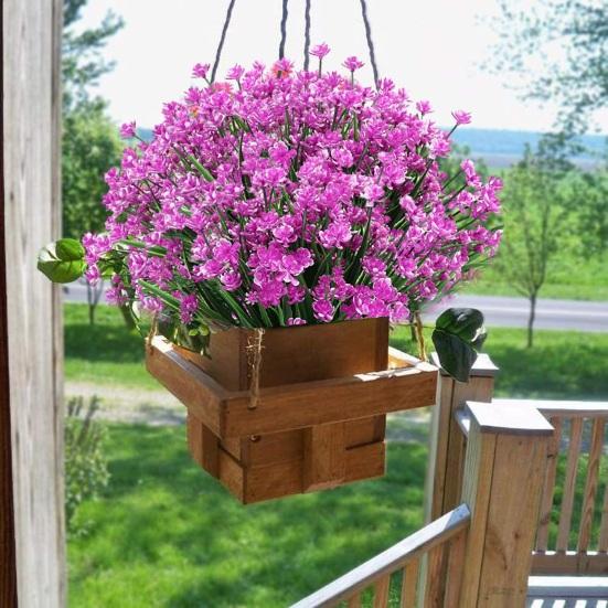 Attractive Weather-resistant Decorative Easy Care Spring Grass Camellia Fake Flowers Home Decor Simulation Flowers