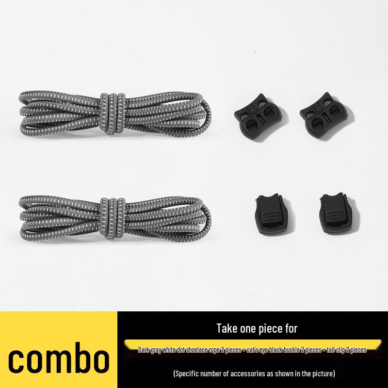 No-Tie Elastic Shoelaces for Slip-On Shoes - Unisex Sports Laces, One Pair