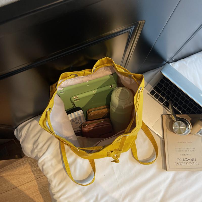 Einfarbiger Rucksack Damen Pendler Tasche Studenten Schultasche Outdoor Rucksack