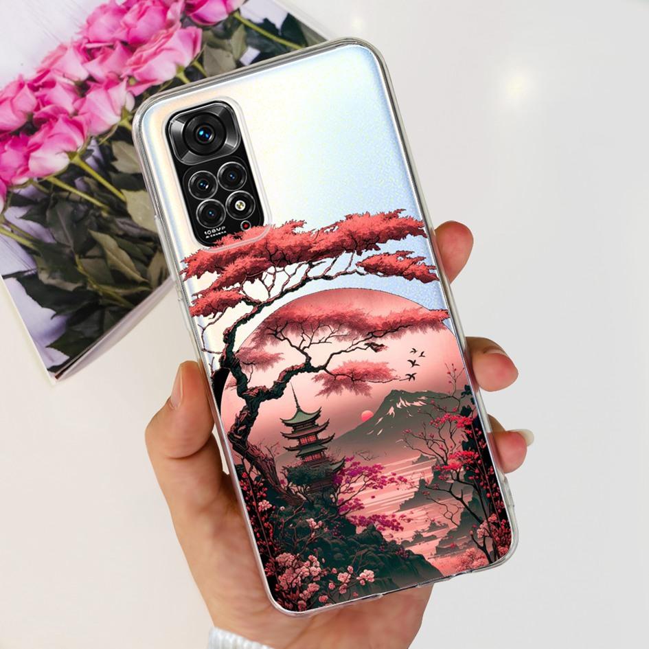 For Xiaomi Redmi Note 11 Case Note 11s Cover Popular Butterfly Dragon Soft Silicone Clear Case For Redmi Note 11S 5G Note11 Capa