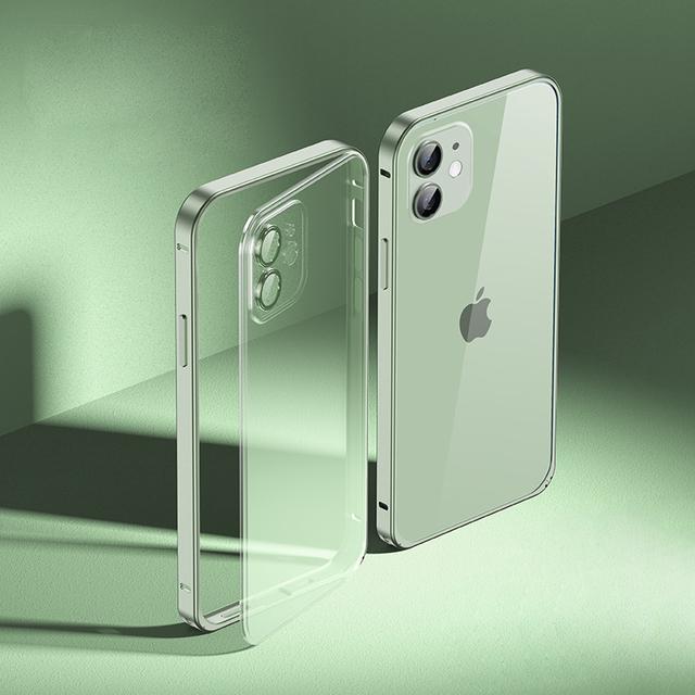 

Роскошный алюминиевый металлический прозрачный чехол с защитой линз для Iphone 13 12 11 Pro Mxa 13pro, матовый противоударный прозрачный чехол for iphone 13 pro