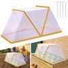Garden Row Accelerator Plants Cover Foldable Raised Garden Beds Vegetable Rows Plant Protector Plant Net Cage Guard