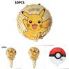 Pikachu Aluminiumfolienballon 18 Zoll Rund Cartoon-Tier Partydeko Für Geburtstagsfeiern