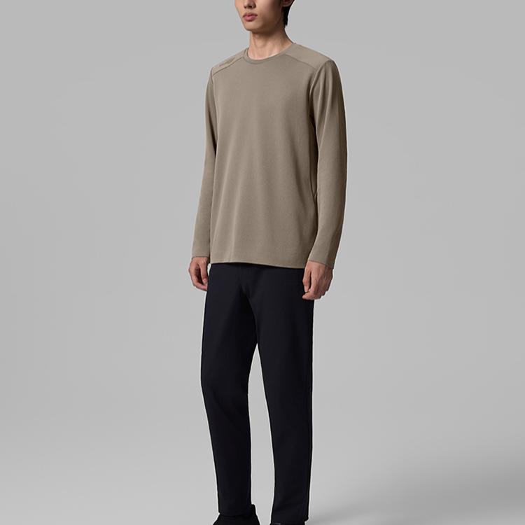 Saucony FW25 Round Neck Pullover Simple Comfortable Long Sleeve T-Shirt Men Tops SA2250LT82C-GR137