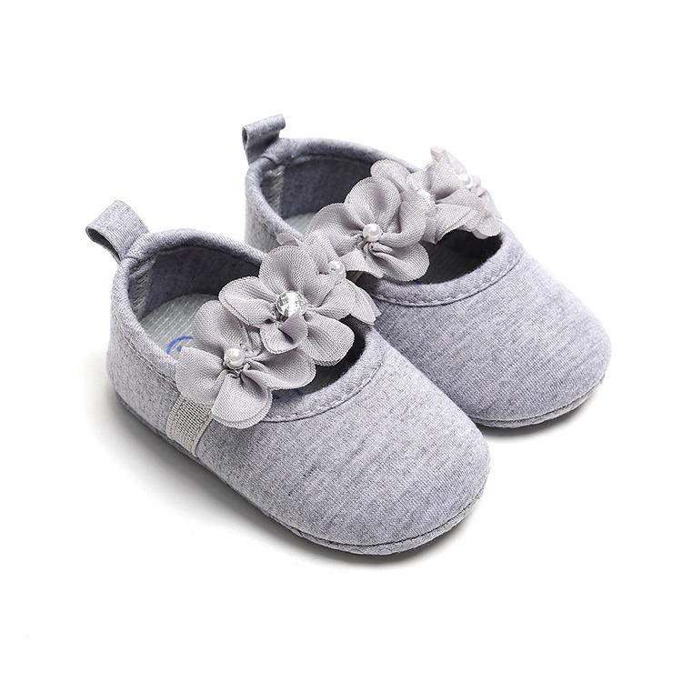 

MYGGPP Три маленьких цветочка Туфли принцессы на мягкой подошве Детская обувь Туфли на мягкой подошве Детская обувь 13cm