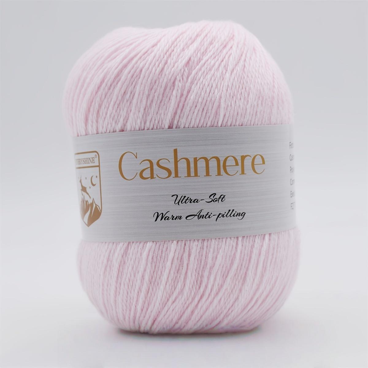 

6 мотков премиальной кашемировой пряжи – 50 г/моток 320 м Мягкая пряжа для вязания и крючком для рукоделия, связанного вручную – Роскошное теплое волокно для шарфов, шапок, свитеров