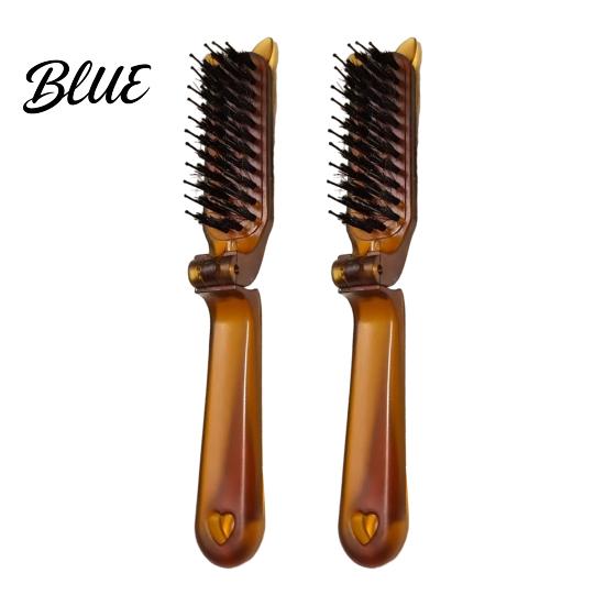 Durable Folding Comb 1/2/3Pcs Boar Bristle Foldable Hair Brush Men Women Detangling Styling Portable Travel for All Types Massage Scalp Brush