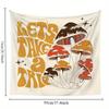 1pcs Mushroom Tapestry Wall Decor Girls Room Wall Hanging Aesthetic Room Tapestry Wall Hanging Home Dorm Fantasy Deco