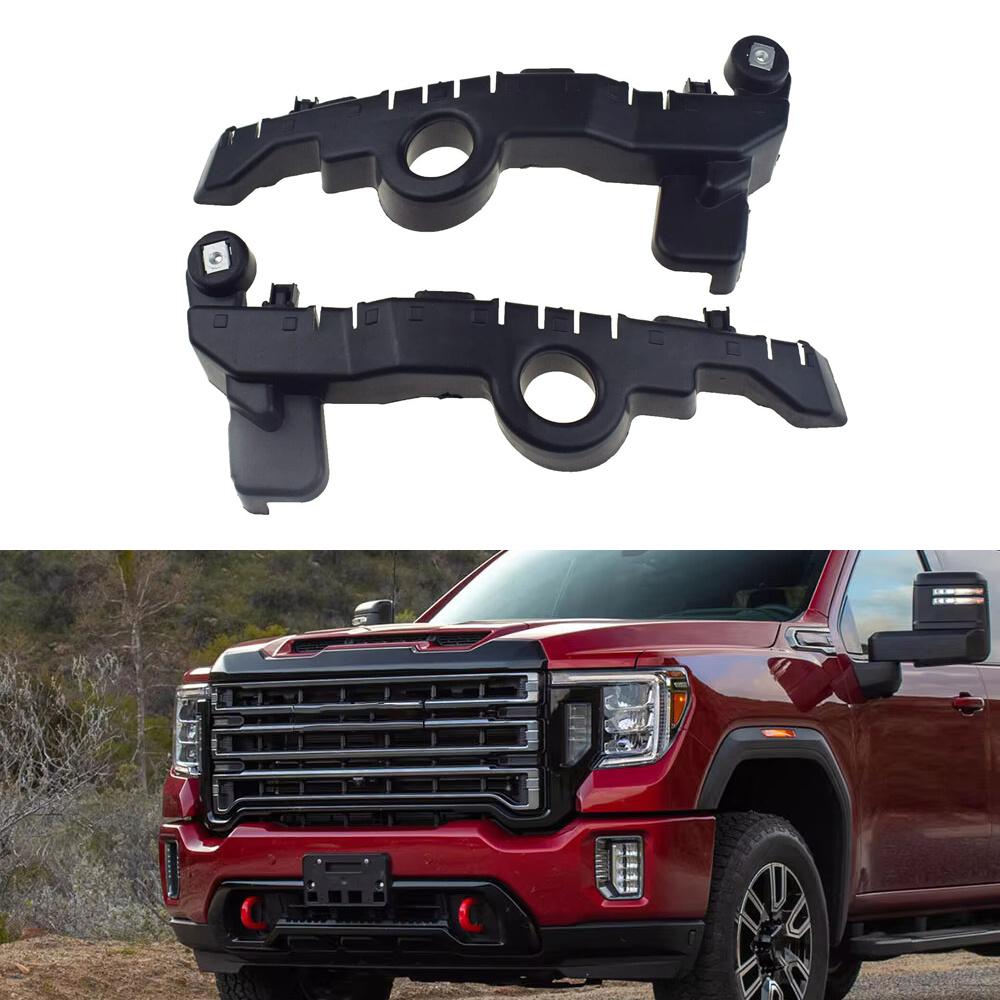 2× Front Bumper Guide Bracket LH+RH For GMC Sierra 1500 2019 2020 2021 2022 2023