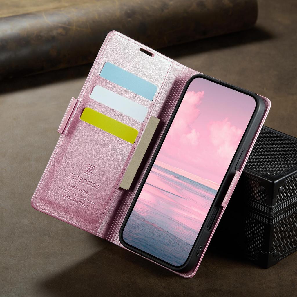 Luxury Retro Cow Leather Phone Wallet Case Book Stand For iPhone 17 16 15 Pro Max Samsung S25 S24 Ultra Redmi Note 14 13 Magnetic Card Slot Flip Cover