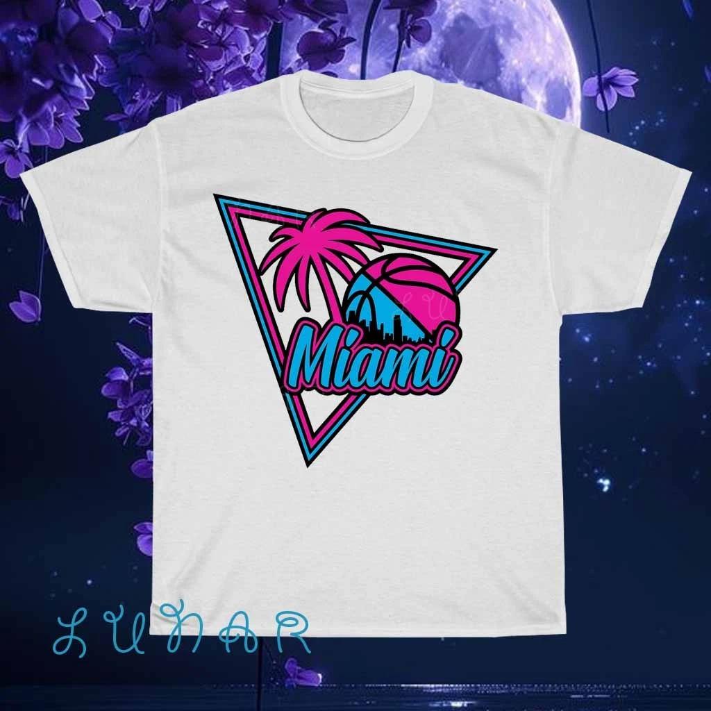 Новая Футболка Miami Vice Логотип Футболка1 Логотип Американская Футболка Смешная Размер от S до 5XL L