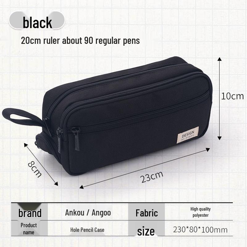 Three-Layer Large Capacity Multi-Functional Pencil Case for Primary School Students