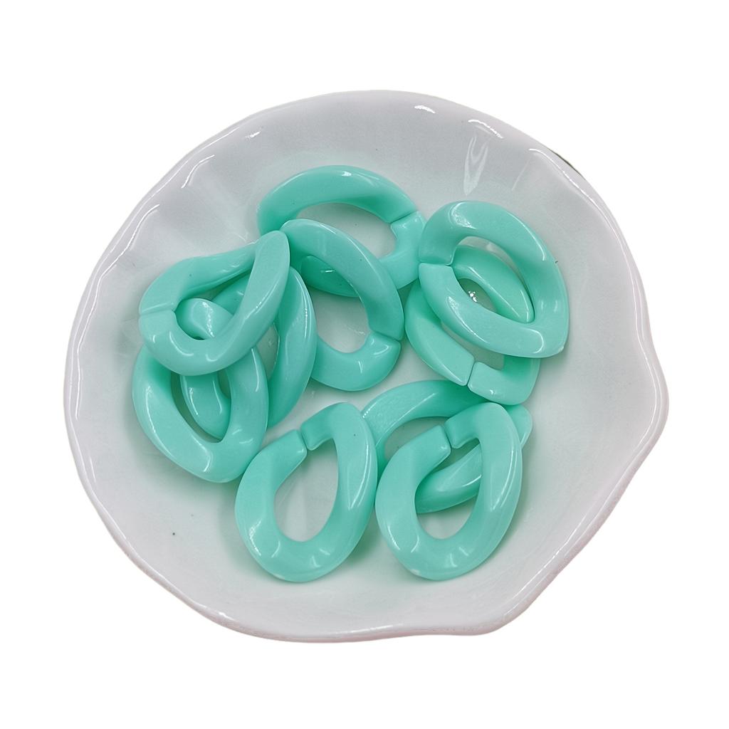 25 ks/balení 17*23 mm barevné makronky s twisty, korálky, spona pro diy módní náhrdelník, telefon, tašku, řetízek, výrobu šperků, dekorativní doplňky