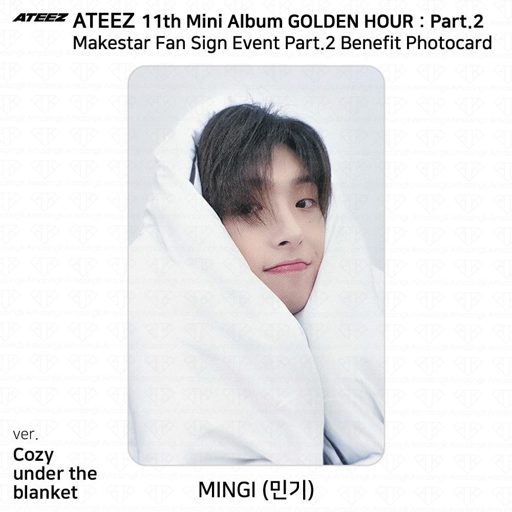 ATEEZ Golden Hour Part.2 Makestar Meet & Call Event Part.2 Carte photo de bienfaisance