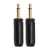 3.5mm Repair Plug Solder Type Gold Plated Replacement Mono Male 3.5mm Plug for   Clear Mg Celestee Stellia