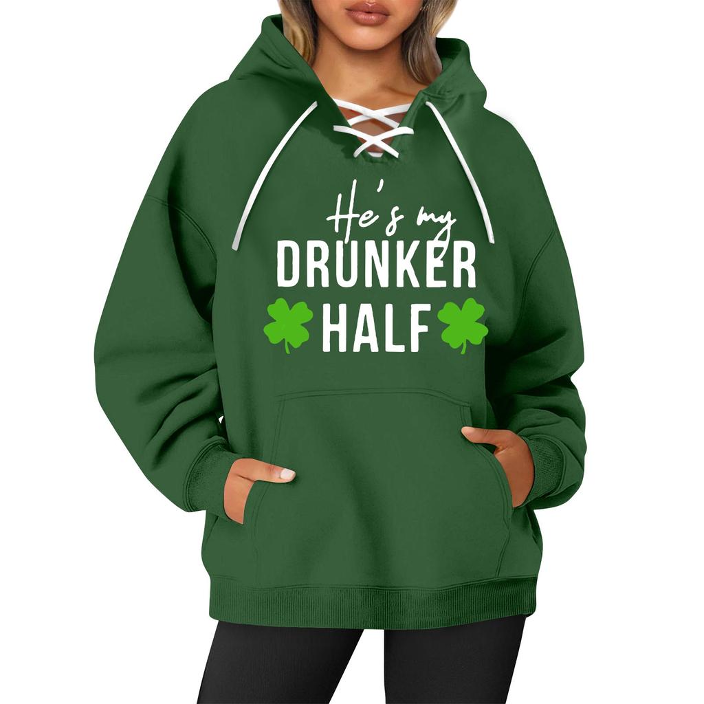 Dame Casual Mote Print Langermet Rund Hals Pullover Topp Bluse