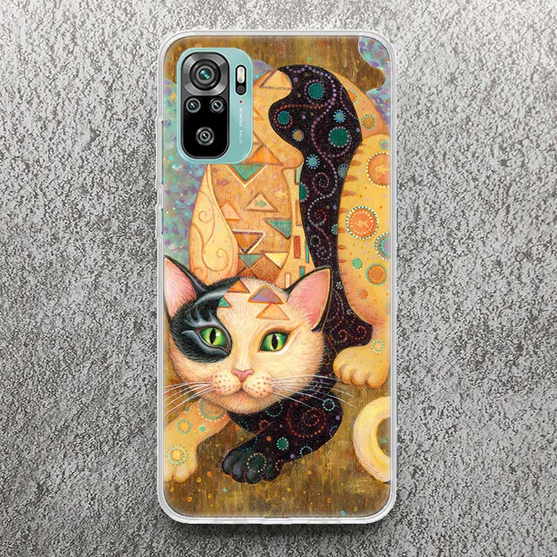 Kiss by Gustav Klimt Desig Phone Case For Xiaomi Redmi Note 14 13 12S 12 10 10S 11 11S 11E Pro Plus 11T 14Pro Soft Silicone Shel