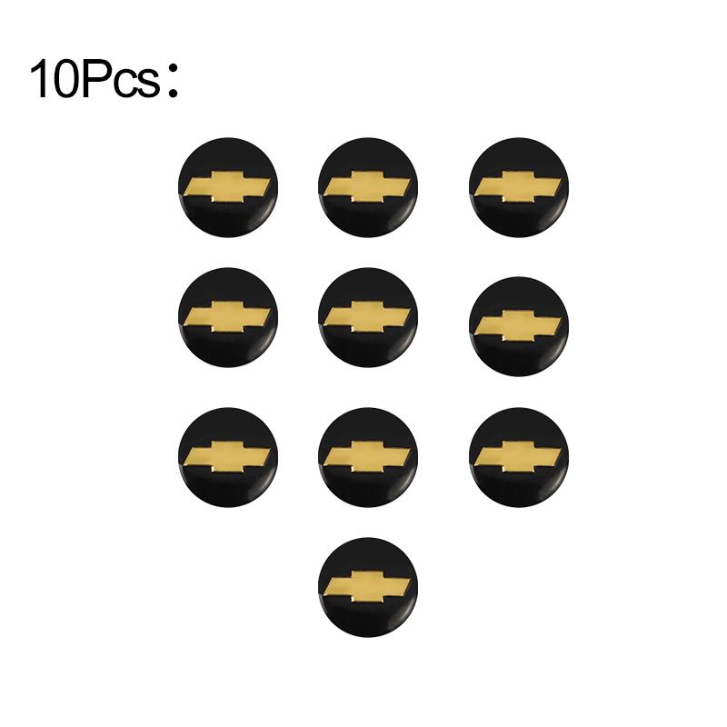 Samolepka s emblémem na dálkový klíč od auta Hliníková dekorace klíčů Nálepka pro Chevrolet Cruze Malibu Colorado Suburban Equinox Blazer Camaro