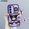 KEYSION Shockproof Case for Infinix Hot 50 4G 5G with Lanyard Soft Silicone Cute 3D Cartoon Doll Phone Cover for Infinix Hot 50 Pro 4G