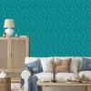 Wallpaper Geometric pattern turquoise, fine detail 50x1000