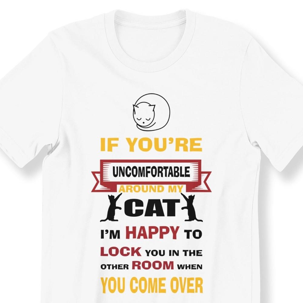 

26 Cat Lovers Men&039;s Ladies T-shirt Funny Joke Cat Lovers Kitten Paws Gift T-shi Unisex T-Shirt XXXXL