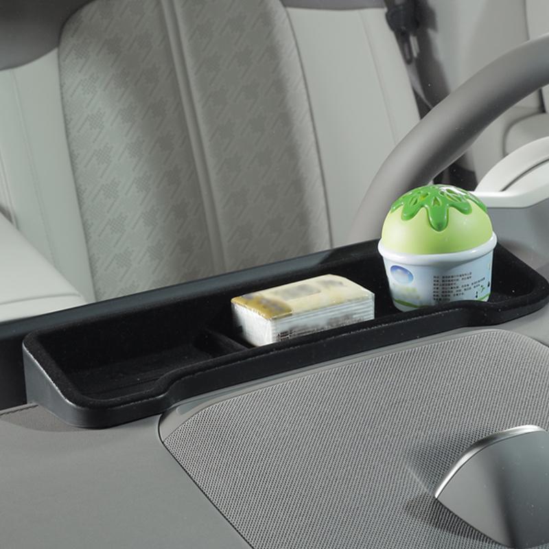 For ZEEKR 7X 2025+ Centre Console Storage Box Behind Screen Dashboard Tissue Box Organiser TPE Material Interior Car Accessories