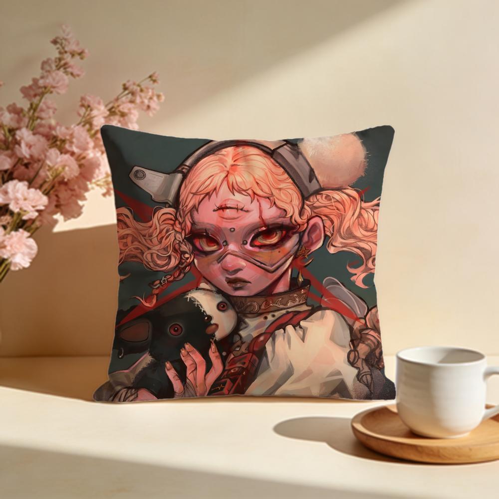Fashion BBring Me The Horizoner Cushion Cover Stylish Washable Pillow Cover Ideal for Couch Bedroom Car Decoration