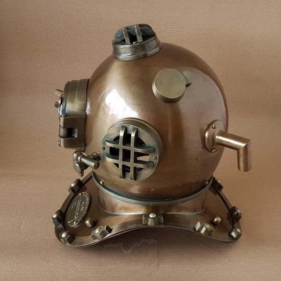 45.72 cm Nautical Marine Diving Helmet US Navy Mark V Scuba Divers Helmet Gift