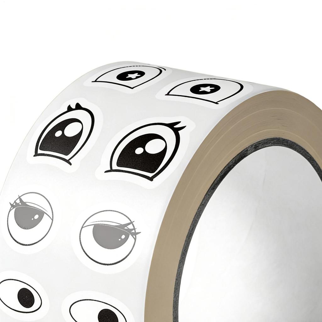Eye Roll Stickers Small Eye Decorative Envelope Creative Graffiti Stickers DIY Luggage Speaker Skateboard Small Pattern Stickers
