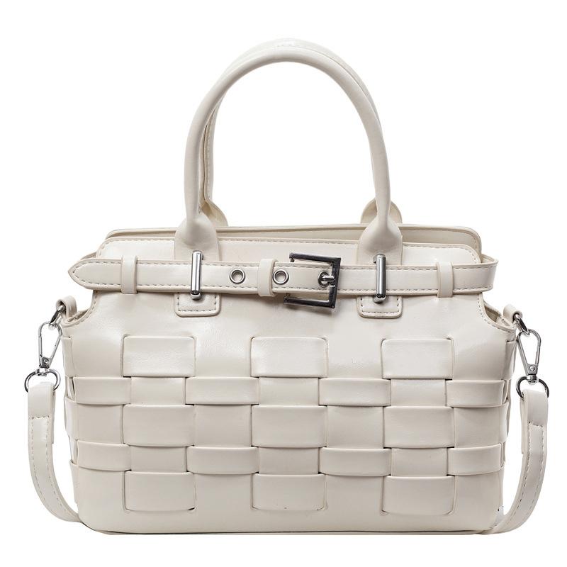 Women bags women's bags 2025 new Korean version fashion handbag large capacity shoulder woven tote bag