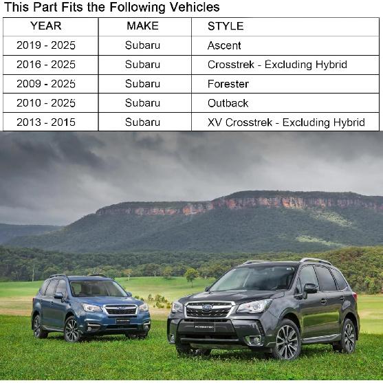 Custom Fit 4 Way Pin Flat Tow Trailer Wiring Harness for Subaru Ascent, Forester, Outback, Crosstrek