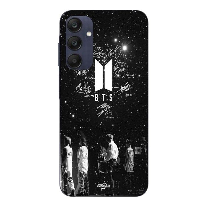 Coque Pour Samsung galaxy A25 Bts signature nuit etoilé Maniacase