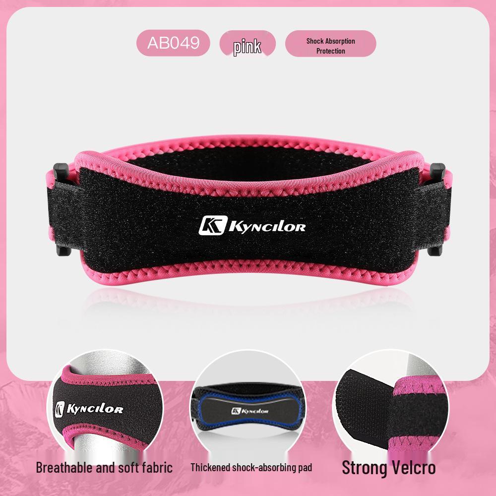 Breathable Compression Patella Strap: Anti-Slip, Shock-Absorbing Knee Protector for Running