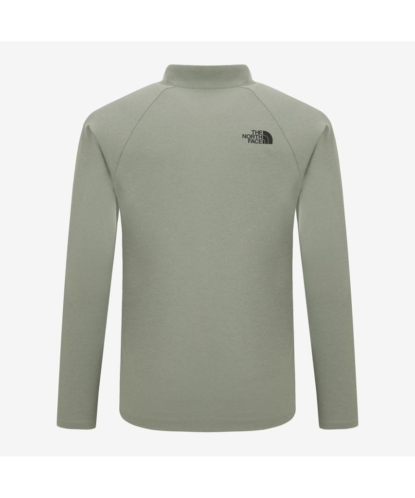 Noseupeiseu Nt7Ls03C Ascend Long Sleeve Zip Tee Light Khaki