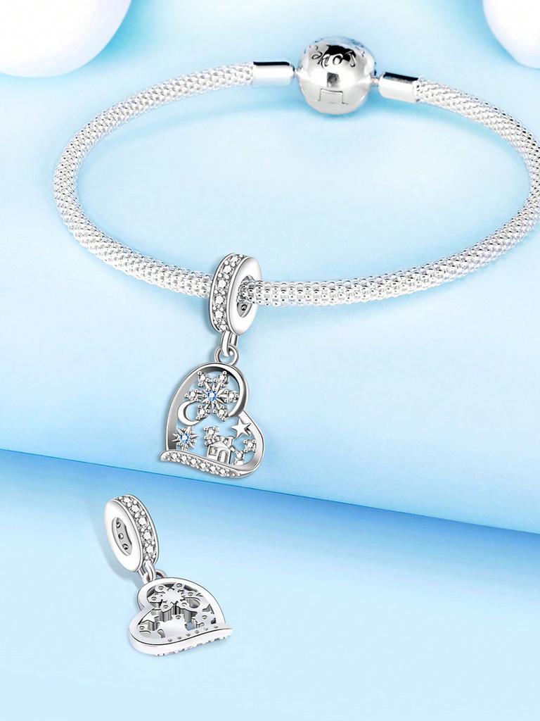 Charms Plata Copper Colors Christmas Snowman Reindeerbeads Charm Pendant For Original Bracelet For Women Diy Jewelry Love Gift