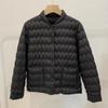 Light and thin white duck down! Winter new loose straight wavy stand-up neck down jacket women's short jacket